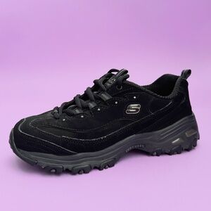 Skechers D'Lites Black Sneakers Size 7